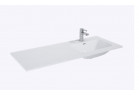 Umyvadlo keramické Elita Skappa, 120 cm (80+40), pravá, s otvorem pro baterii, bílý