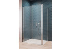 Dveře koutu prysznicowej Radaway Eos DWD+S, 120cm, dvoukřídlové, sklo čiré, profil chrom