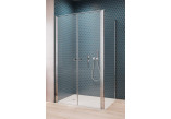 Dveře koutu prysznicowej Radaway Eos DWD+S, 80cm, dvoukřídlové, sklo čiré, profil chrom