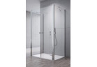 Dveře koutu prysznicowej Radaway Eos DWD+2S, 80cm, dvoukřídlové, sklo čiré, profil chrom