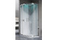 Sprchový kout Novellini EON masażowo-parní, 90x90 cm, stříbrný profil, sklo s povrchem Crystal Clear- sanitbuy.pl