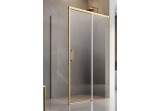 Pevná boční stěna S1 100 levá Radaway Idea Gold KDJ, przejrzysta, 1000x2000mm, profil zlatá