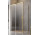 Dveře koutu prysznicowej Radaway Idea Gold KDJ, levé, 100cm, posuvné, sklo čiré, profil zlatá