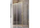 Dveře koutu prysznicowej Radaway Idea Gold KDJ, levé, 110cm, posuvné, sklo čiré, profil zlatá