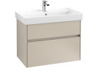 Skříňka pod umyvadlo Villeroy&Boch Collaro, 754x444mm, 2 szuflady, soft grey