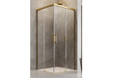 Sprchový kout Radaway Idea Gold KDD 120, část levá, 1200x2005mm, posuvné dveře, profil zlatá