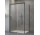 Přední plocha pro sprchový kout Radaway Idea Black KDS 120, dveře levé, sklo čiré, 1200x2005mm, profil černá