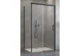 Přední plocha pro sprchový kout Radaway Idea Black KDS 150, dveře pravé, sklo čiré, 1500x2005mm, profil černá