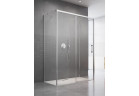 Přední plocha pro sprchový kout Radaway Idea KDJ+S 130, levé, posuvné, sklo čiré, 1300x2005mm, profil chrom