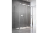 Přední plocha pro sprchový kout Radaway Idea Black KDS 160, dveře pravé, sklo čiré, 1600x2005mm, profil černá