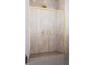 Dveře sprchové do niky Radaway Idea Gold DWD, 140cm, posuvné dveře, sklo čiré, profil zlatá
