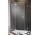 Dveře koutu Radaway Essenza Pro White KDJ 110, levé, 1100x2000mm, sklo čiré, bílý profil