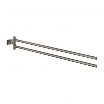 Věšák na ručník Grohe Essentials Cube, 60cm, nástěnný, brushed hard graphite