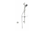 Sprchový set Oras Optima, sluchátko 3-funkční s držákem 764mm, mydelniczką a hadicí 175cm, chrom