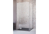 Sprchový kout Radaway Torrenta KDJ, 100x90cm, pravá, sklo čiré, profil chrom