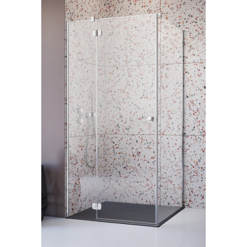 Sprchový kout Radaway Torrenta KDJ, 100x90cm, pravá, sklo čiré, profil chrom