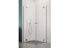 Sprchový kout Radaway Torrenta KDD, 100x100cm, dwuskrzydłowa, sklo čiré, profil chrom