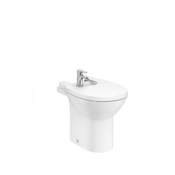 Bidet stojící Roca Debba Round, 54x35,5cm, přistěnný, bílý