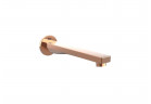 Výtokové rameno vanová Roca Naia Rose Gold, stěnová, 207mm, rose gold
