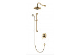 Sprchový set podomítkový suwany Omnires Armance, horní sprcha 22,5cm, zlatá