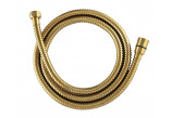 Sprchová hadice Omnires 150 cm w osłonie stalowej zlato