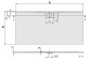 Sprchová vanička pravoúhlý Villeroy & Boch Architectura, 120x80cm, akrylátový, MetalRim, Weiss Alpin