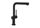 Dřezová baterie Hansgrohe Talis M54, páková, výška 27 cm, výsuvná sprcha, 1jet, sBox - černá matnáný
