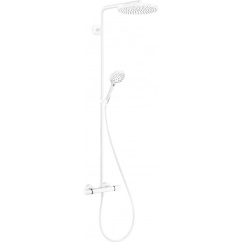 Sprchový sada Hansgrohe Showerpipe Raindance Select S 240 1jet P, baterie termostatická, černá matnáný