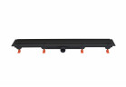 Lineární odtok JOMOTech Exclusive 85 cm z maskownicą 2-stronną Flis - černá matnáný 
