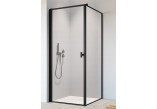 Dveře sprchové Radaway Nes 8 Black KDJ I Frame 100, levé, černá rámeček, 1000x2000mm