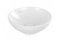 Umyvadlo na postavení na desku Villeroy & Boch Loop & Friends, kulatá, 38cm, bez přepadu, Weiss Alpin