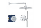 Podomítkový sprchový set Grohe Grohtherm Smartcontrol, termostatický, 2 výstupy vody, chrom