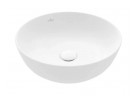 Umyvadlo Villeroy&Boch Artis na postavení na desku, śr. 43 cm, Stone White CeramicPlus