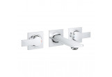 Umyvadlová baterie 3otvorová Grohe Allure, podomítková, výtokové rameno 150mm, chrom