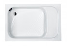 Sprchová vanička pravoúhlý Sanplast Classic Bzs/CL 80x120x28+STB biew, 80x120cm, akrylátový, bílý