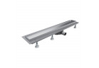 Lineární odtok Shedpol Base-Low, 70cm, maskownica Plate do wypełnienia płytkami, hliník