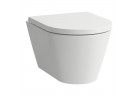 Závěsné wc WC Laufen Kartell by Laufen, 49x37cm, rimless - bílý matnáný