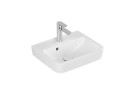Závěsné umyvadlo Villeroy & Boch O.novo, 45x37cm, z přepadem, otvor na baterii, Weiss Alpin