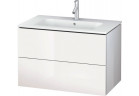 Skříňka pod umyvadlo Duravit L-Cube, závěsná 820 x 481 mm - bílá, vysoký lesk