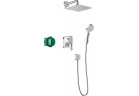 Sprchový systém Hansgrohe Crometta E 240 1jet, podomítkový, baterie páková, horní sprcha 24x24cm, sluchátko 2-funkční, chrom