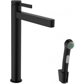 Umyvadlová baterie Hansgrohe Finoris, stojící, výška 182mm, z główką Bidette a hadicí 160cm, chrom