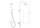 Souprava vanová-sprchová Omnires Y, podomítkový, výtokové rameno 21cm, 2 výstupy vody, grafit