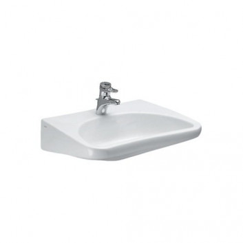 Umyvadlo stěnová 600 x 380 mm bez otvoru pro baterii bílá Laufen Pro S, H8189590001091