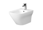 Bidet zavěsný Cersanit Larga Square, 52x35,5cm, otvor na armaturu, bílý