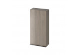 Závěsná skříňka Cersanit Virgo, 40cm, dveře univerzální, 3 półki, chromovaný madlo, bílý