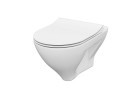 Set B291, Závěsné WC WC Cersanit Mille, 51x36,5cm, CleanOn, se sedátkem slim wolnoopadającą, bílý