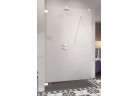 Dveře sprchové walk-in Radaway Essenza Pro White, 85x200cm, sklo čiré, bílý profil