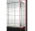 Boční stěna pro vanovou zástavbu Radaway Vesta 700x1500mm, sklo fabric, profil chrom