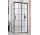 Dveře koutu prysznicowej Radaway Idea Black KDJ Factory, pravé, 110cm, posuvné, sklo čiré, profil černá