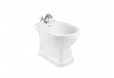 Bidet stojacy WC Roca Carmen Black, 56x37cm, Superglaze, bílý